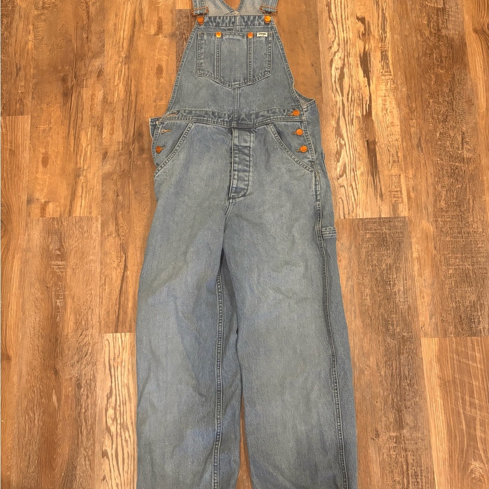 Wrangler Light Blue Denim Overalls